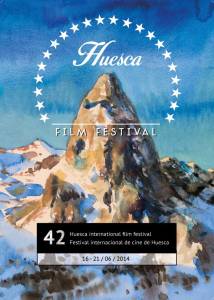 Cartel oficial de la 42ed. Festival de Cine de Huesca. PEPE CERDÁ.